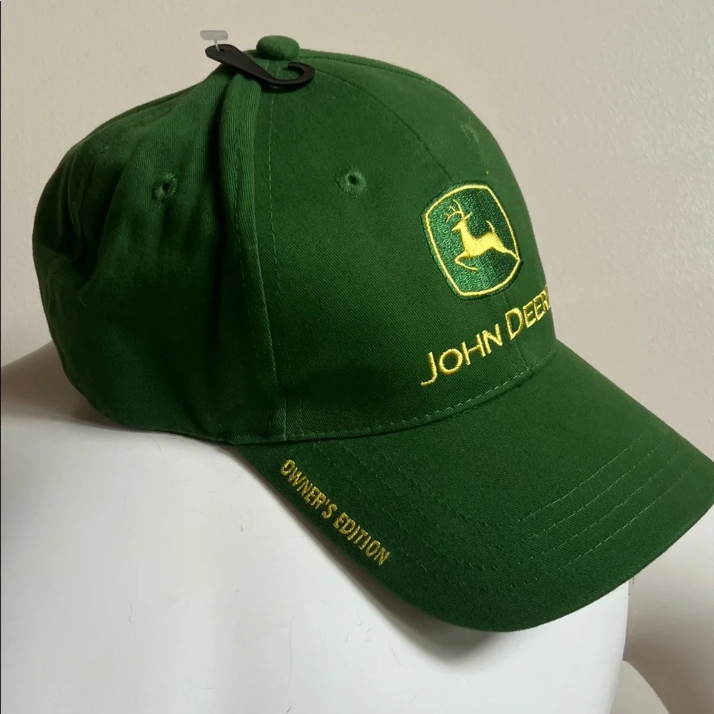 John Deere Classic Green Cap with Yellow Logo
